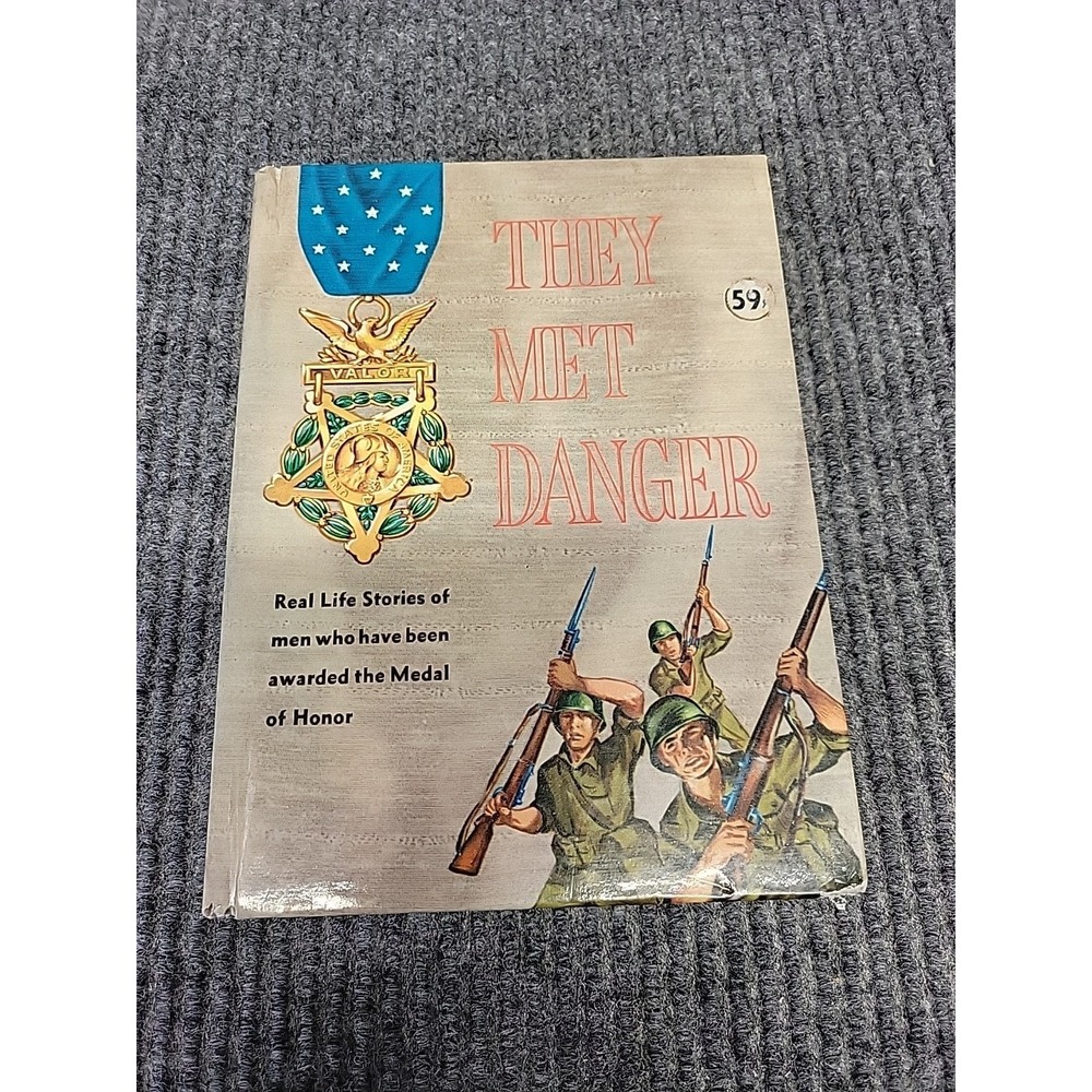 They Met Danger, by Captain Gordon D. Shirreffs 1960 Hardcover Witman
